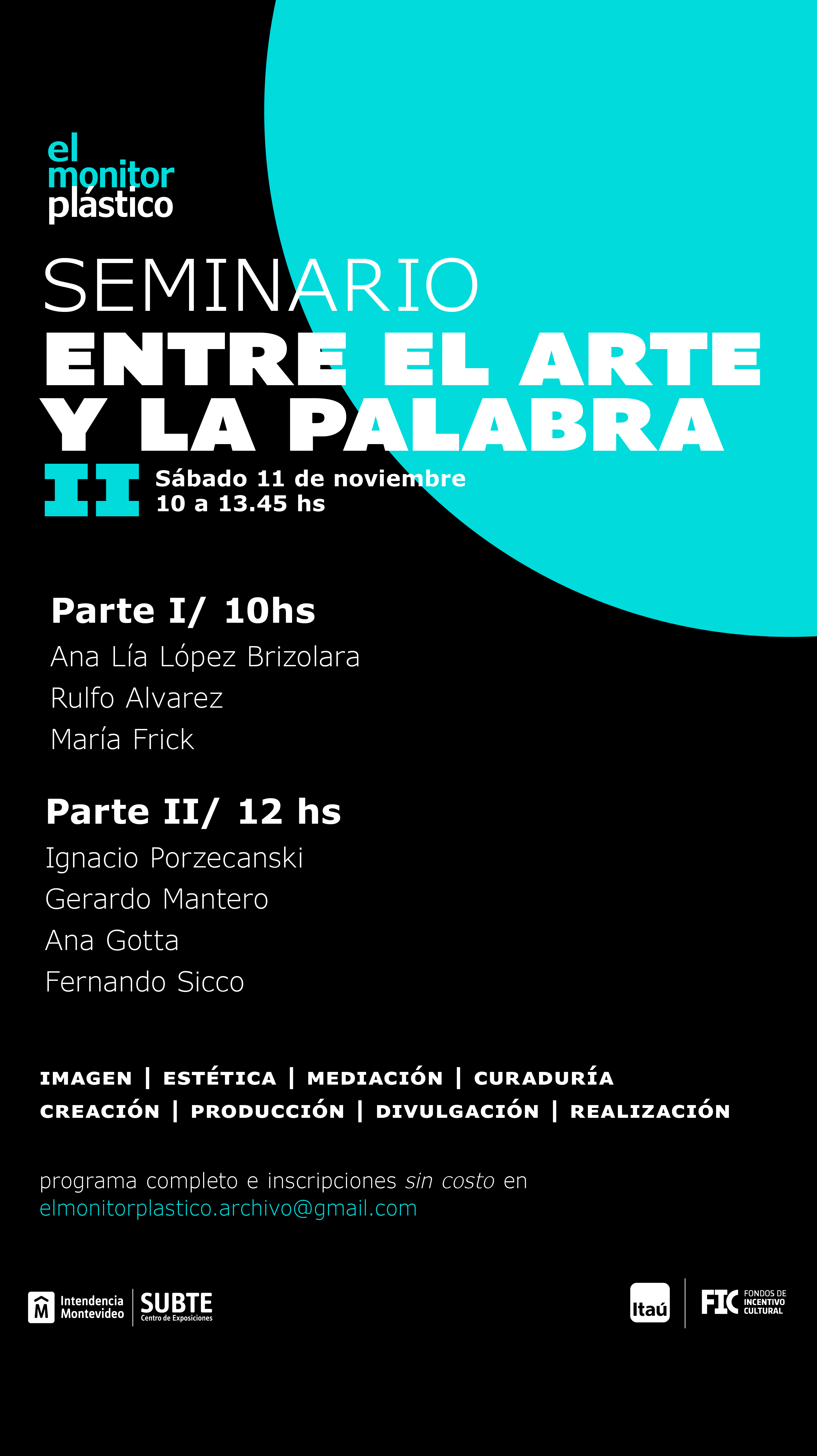 seminario entre el arte y la palabra II